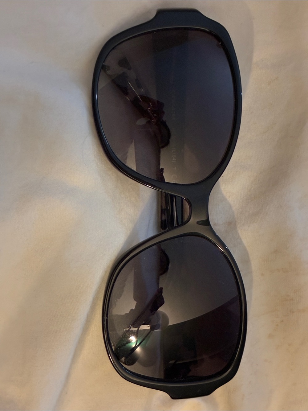 Coach Black Oversized Women's Sunglasses